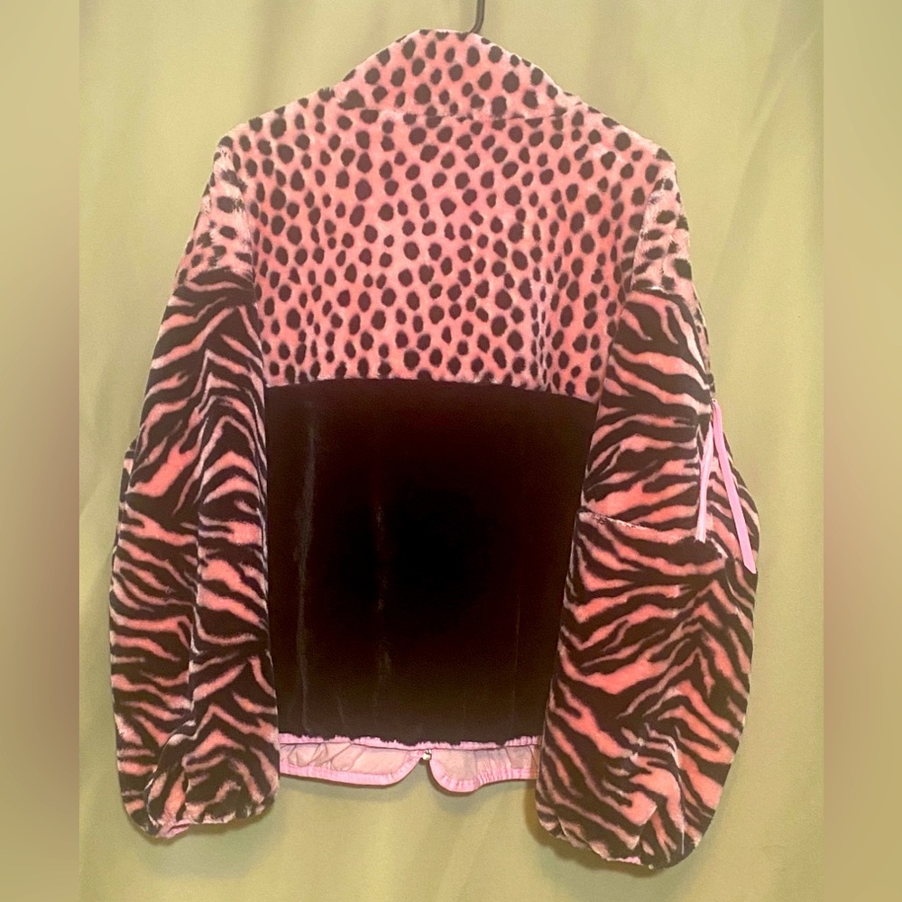 UGG Marlene Sherpa Jacket Animalia Full Zip Plush Fleece Stand Collar WMNS L NWT - Picture 2 of 13